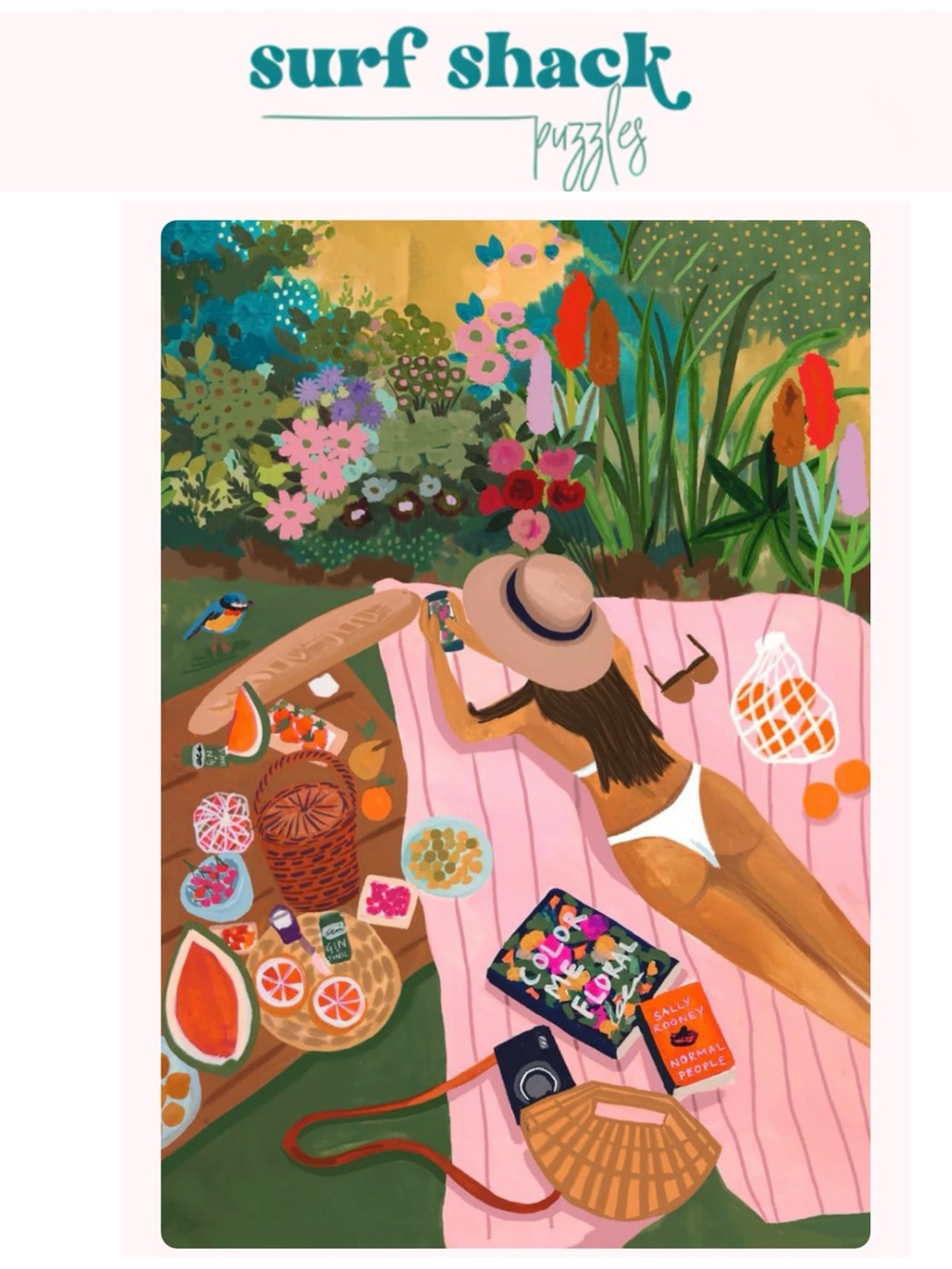 Surf Shack Puzzles 🧩 Sunbathers 1000 Piece Hawaii